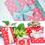 Polka Dot Wrapped Gifts