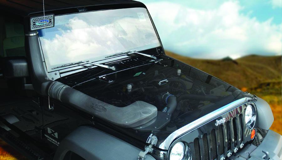 Closed Box with Snorkel (37738) 2007-2011 Jeep Wrangler JK  V6 - Volant  Performance