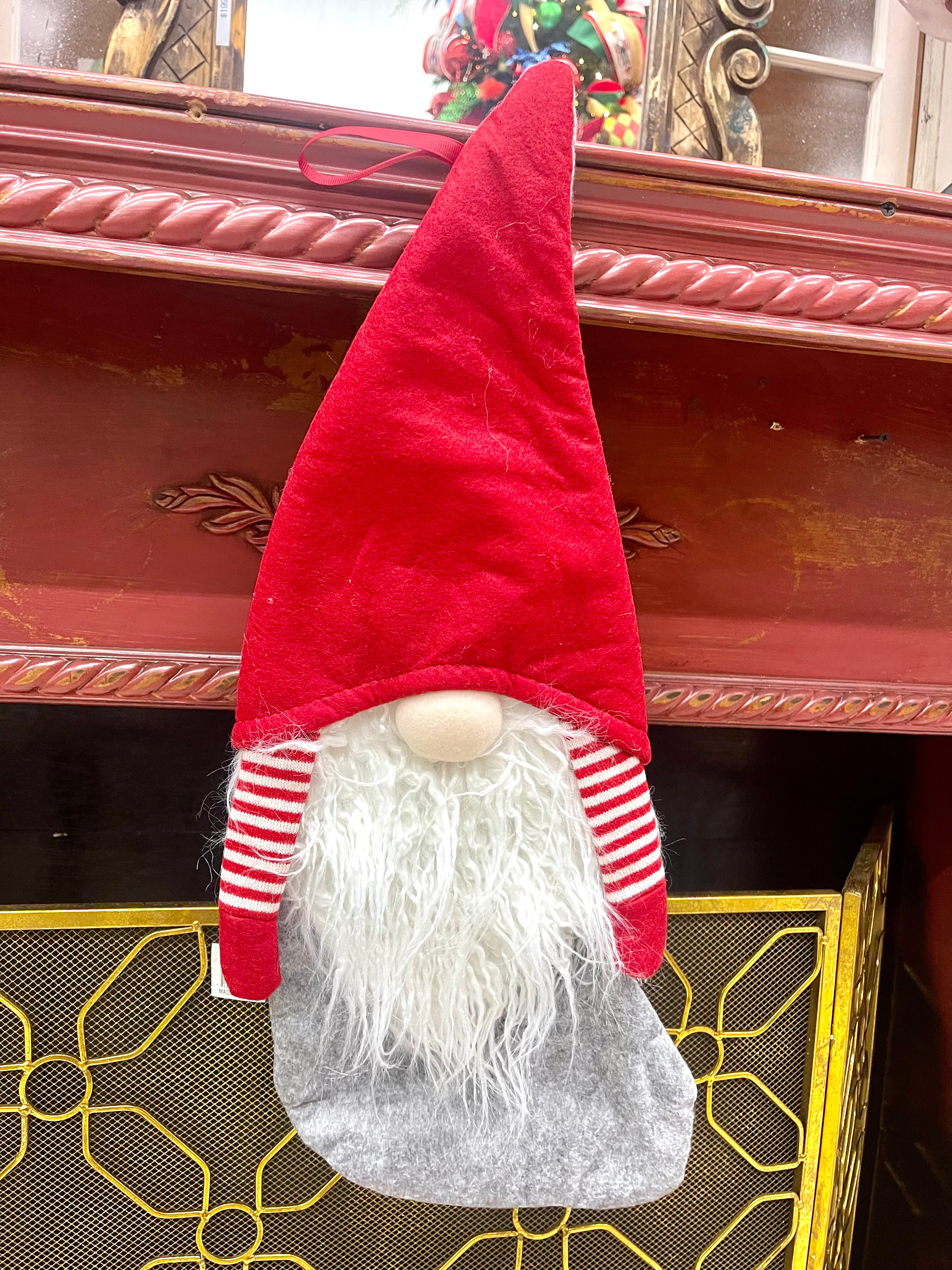 Gnome Holiday Stocking
