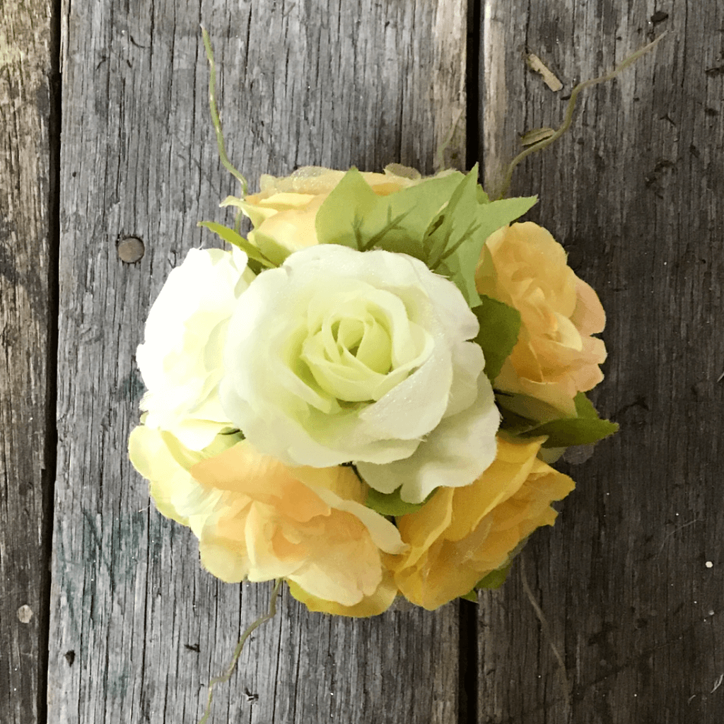 5 Inch Yellow Rose Ball TMIGifts