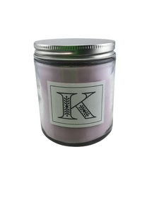 Scented Candle Monogram "K"
