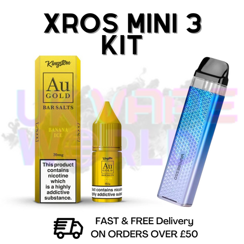 Best Pod Vape Kit (Xros 3 MINI) For kingston Nicotine SALTS!