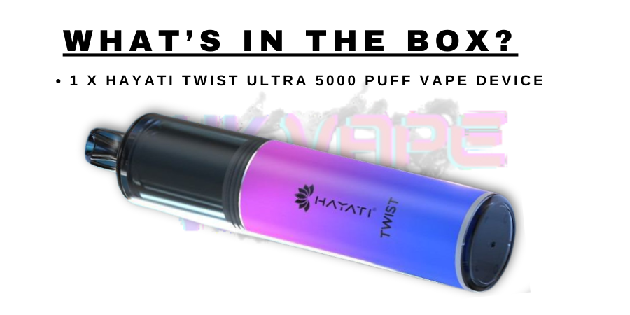 What's In the Box Of Hayati Twist 5K Ultra?