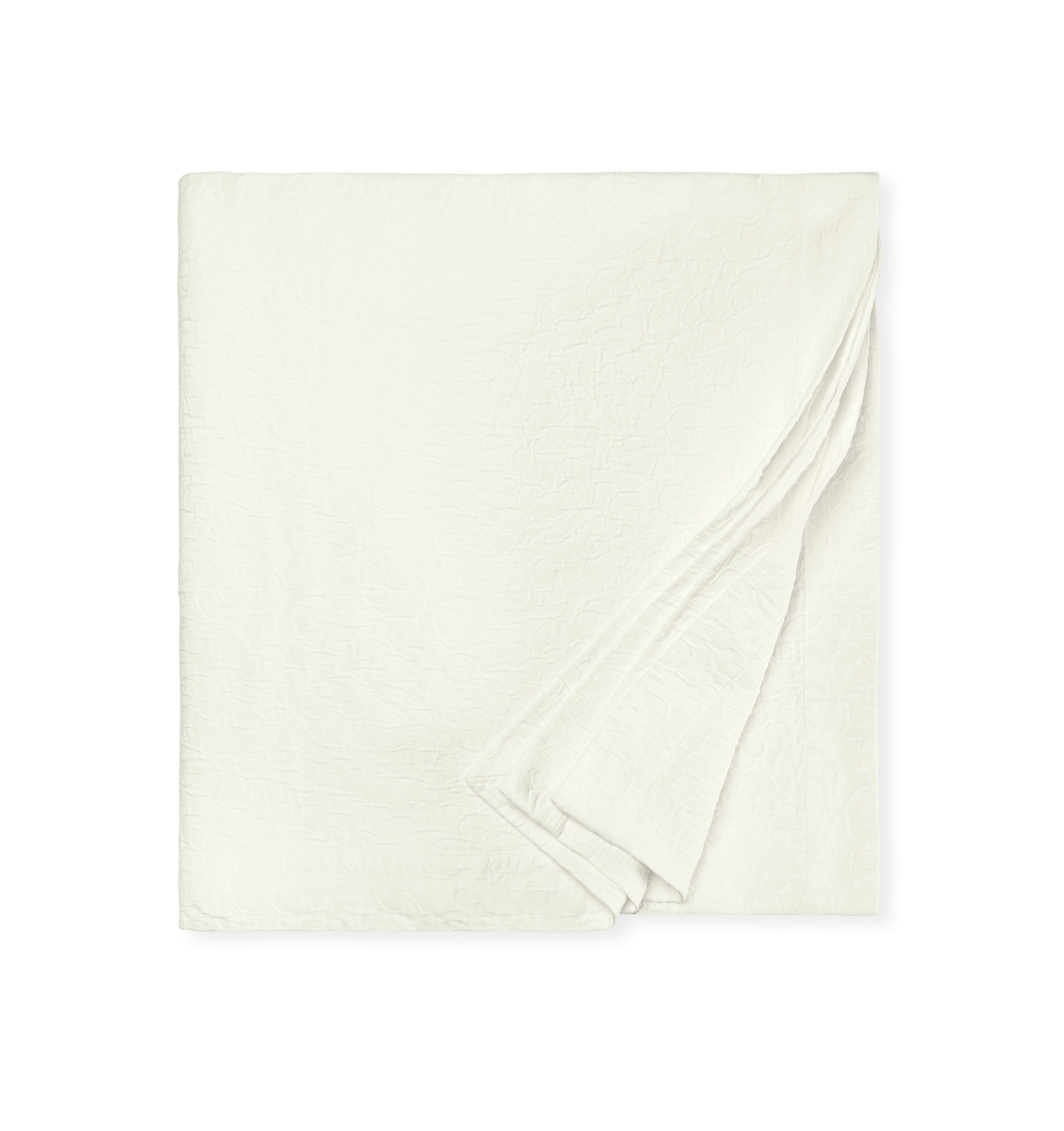 SFERRA Adelli Blanket Cover Full/Queen - Ivory