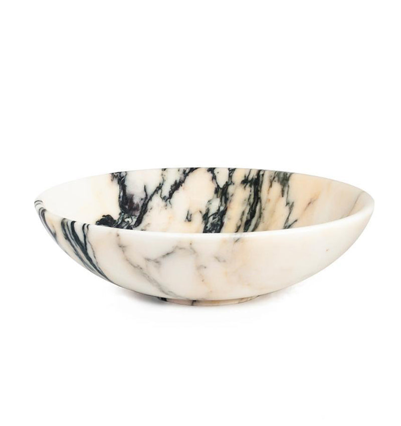 Fiammetta V Italian Marble Small Plate, Luxury Home Decor