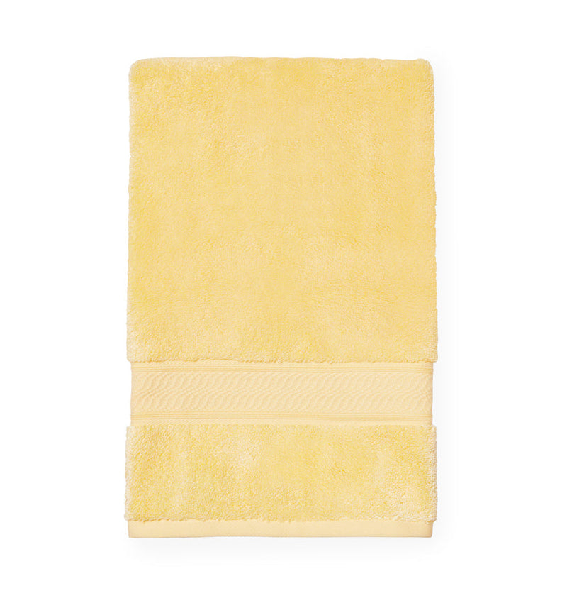 Sferra Aura Hand Towel - White/White
