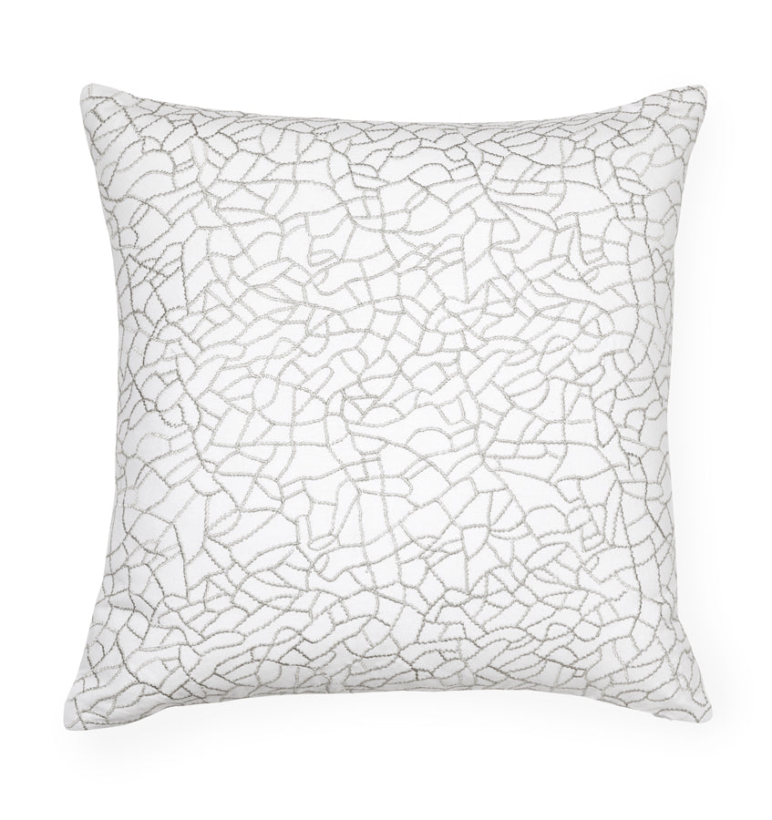 SFERRA Cortona Decorative Pillow - Silver