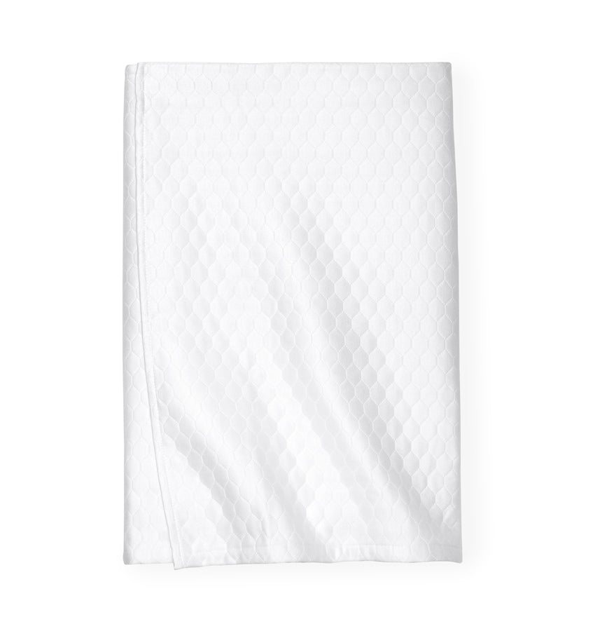 SFERRA Favo Bed Skirt King - White