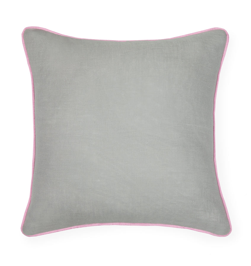 SFERRA Manarola Decorative Pillow - Grey/cotton Candy