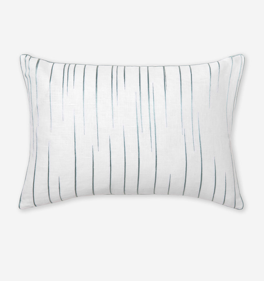 SFERRA Zerlina Decorative Pillow 12X18 - White/blue