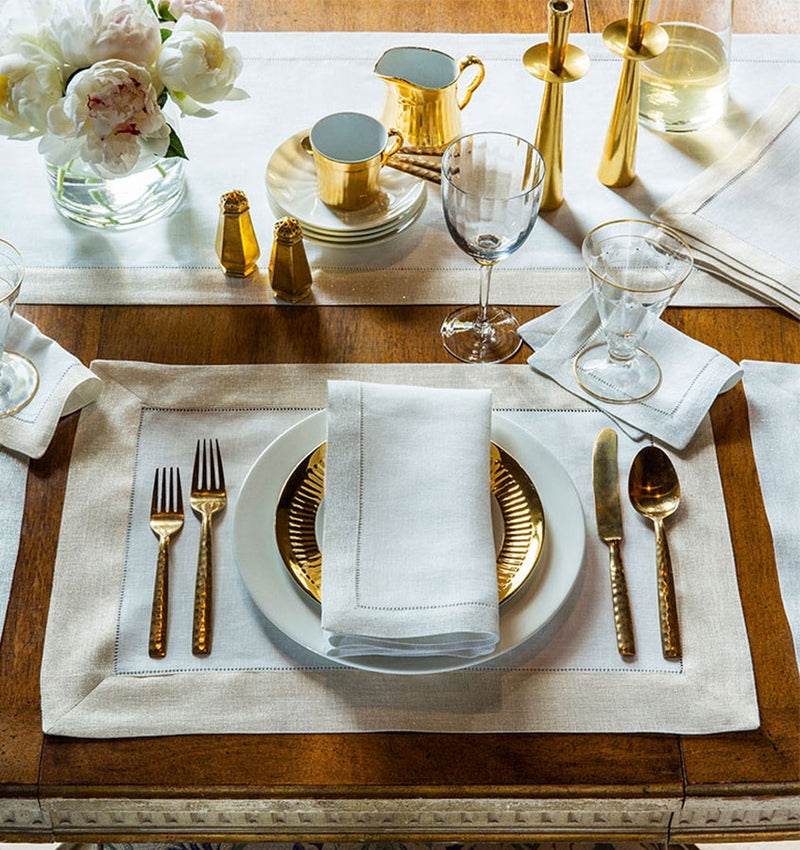 Filetto Napkins, Luxury Linen Table Napkins