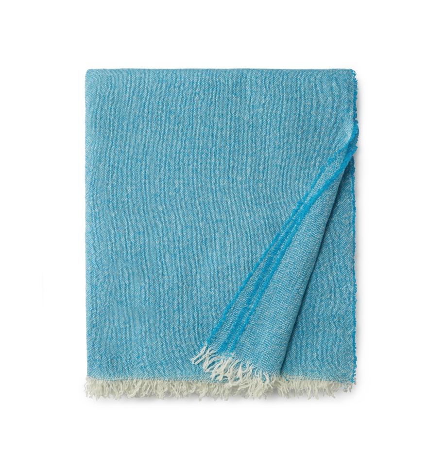 SFERRA Ciarra Throw - Teal