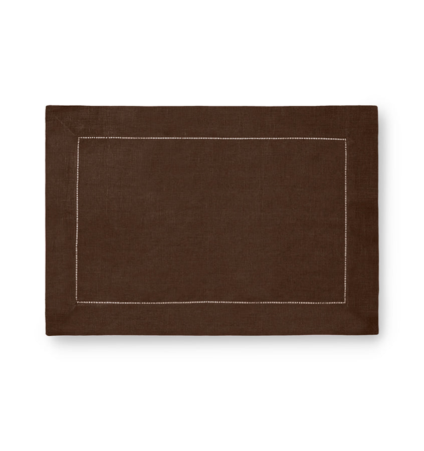 SFERRA Festival Placemats 14x20 inch (Set of 4) - Mocha