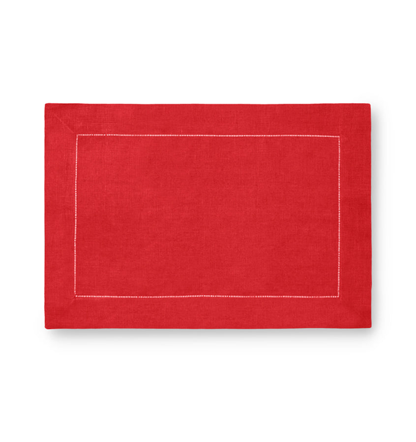 SFERRA Festival Placemats 14x20 inch (Set of 4) - Red