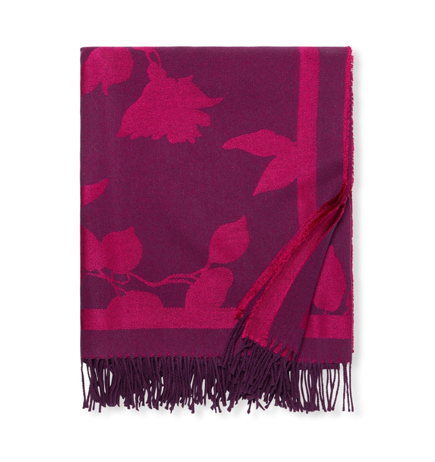 SFERRA Floreale Throw - Purple