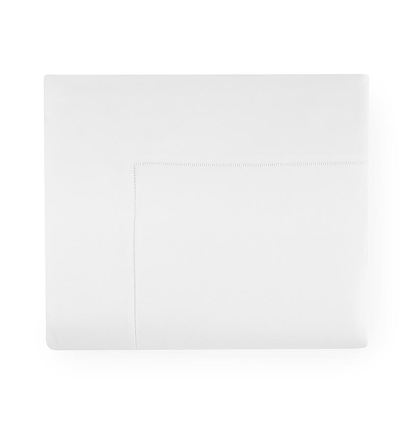 SFERRA Milos Flat Sheet King - White