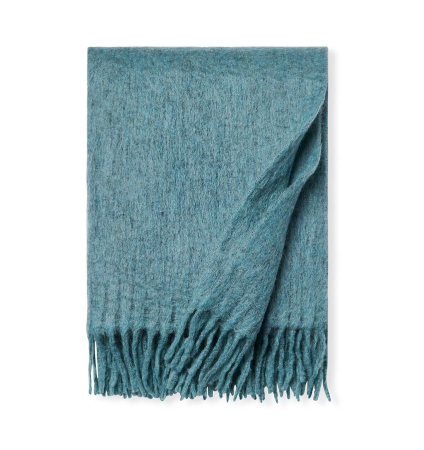 SFERRA Motta Throw - Aqua