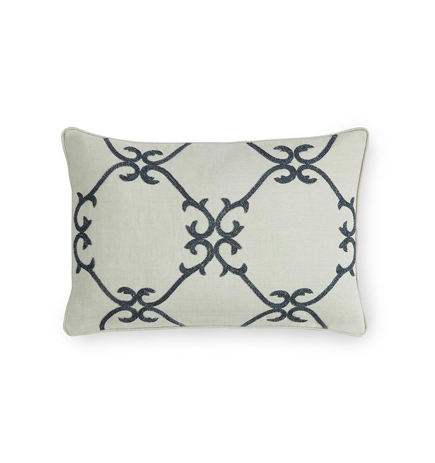 SFERRA Solari Decorative Pillow 20X20 inch - White/black Option 3