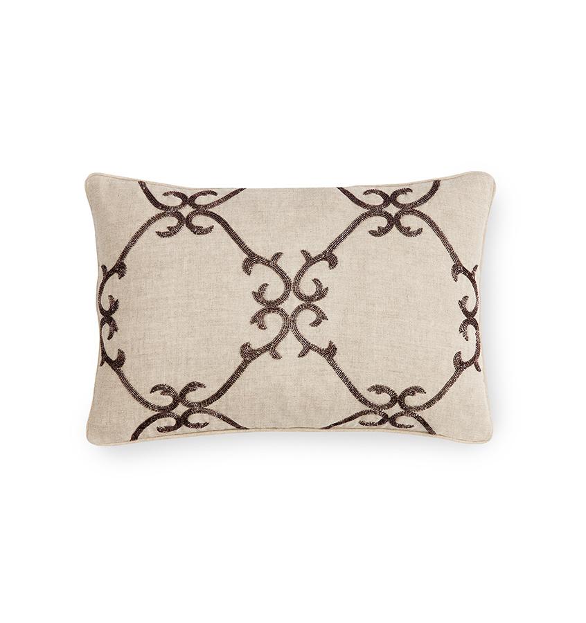 SFERRA Solari Decorative Pillow 20X20 inch - White/black Option 2