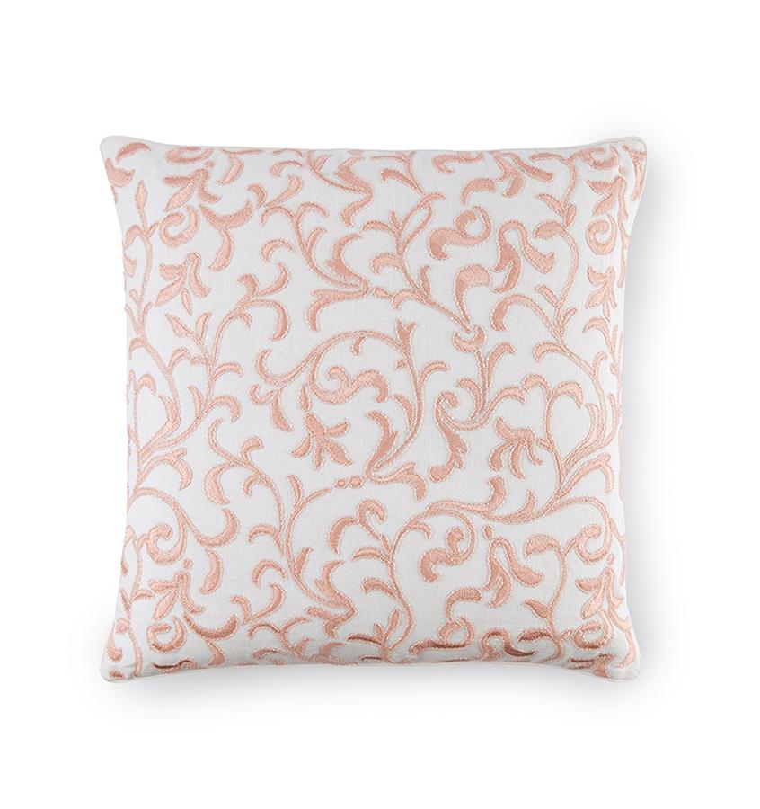 SFERRA Terina Decorative Pillow 24X24 inch - Petal