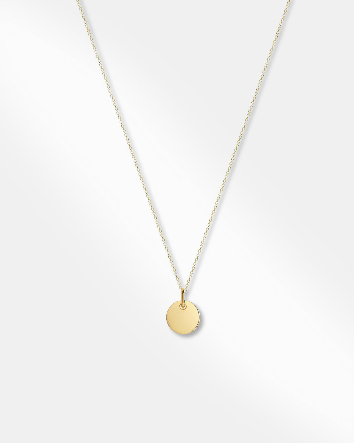 Gold Disc Necklace