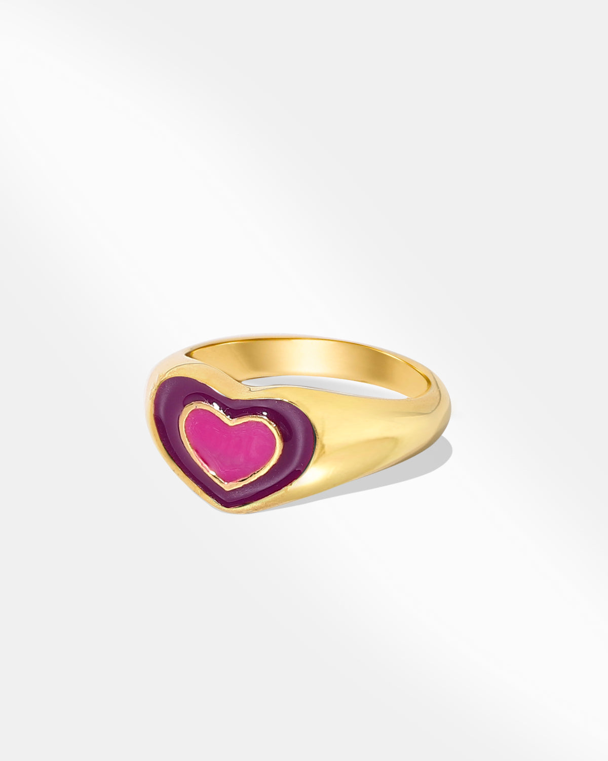 Lavender Latte Signet Ring