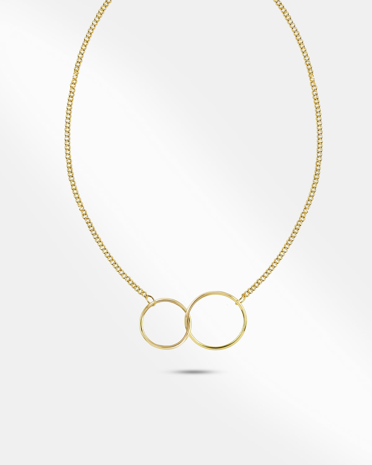 Double Circle Necklace