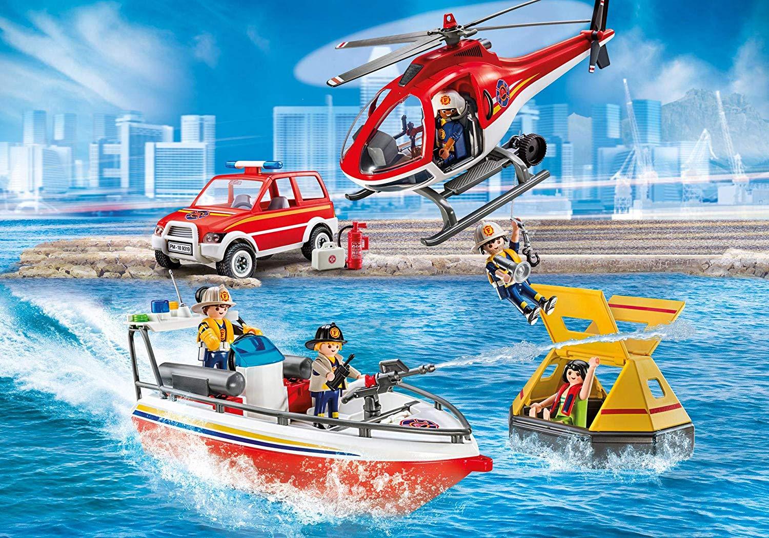 playmobil fire brigade