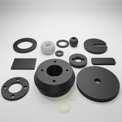 Black Acetal CNC Router Machined Parts