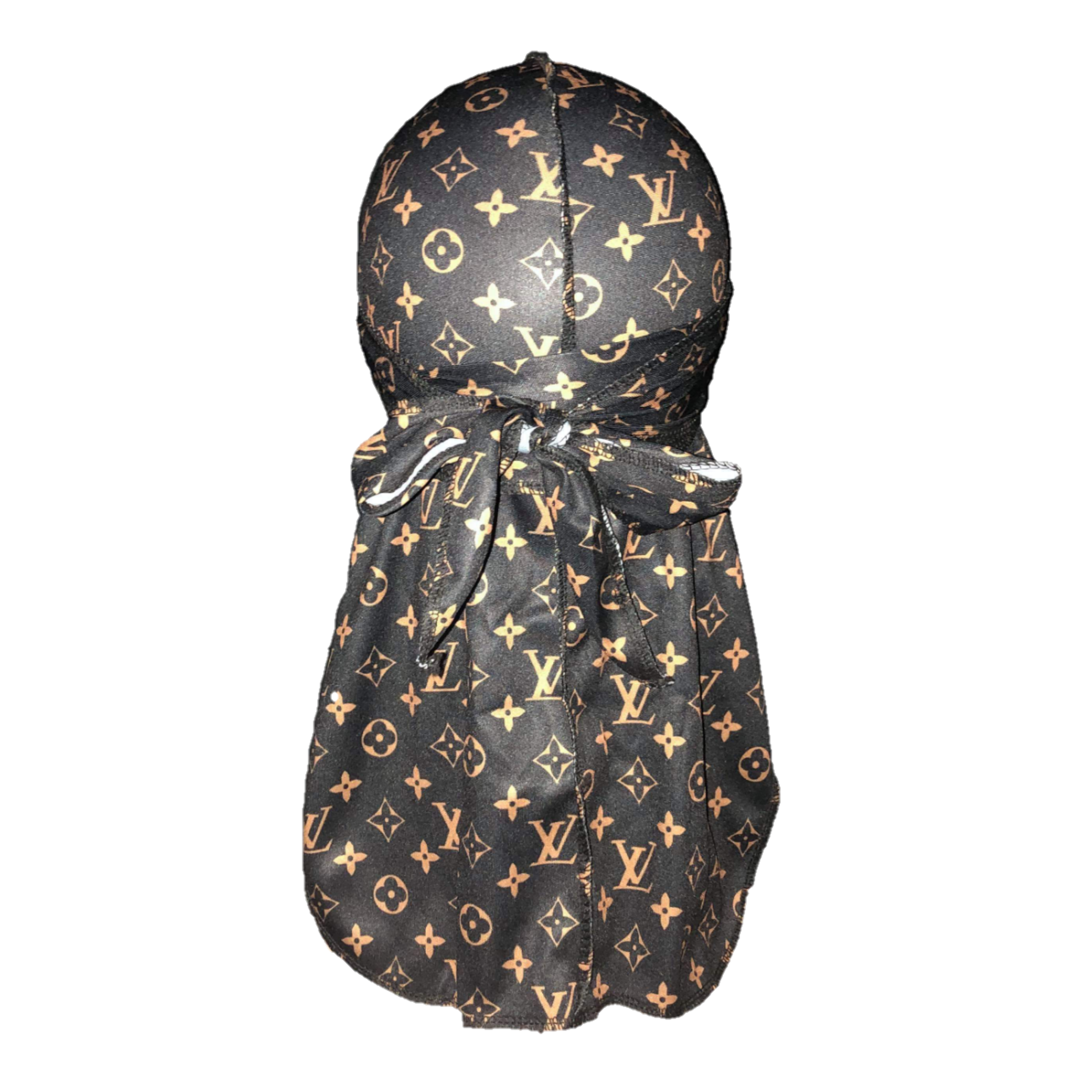 Louis Vuitton Durag (Black & Gold)