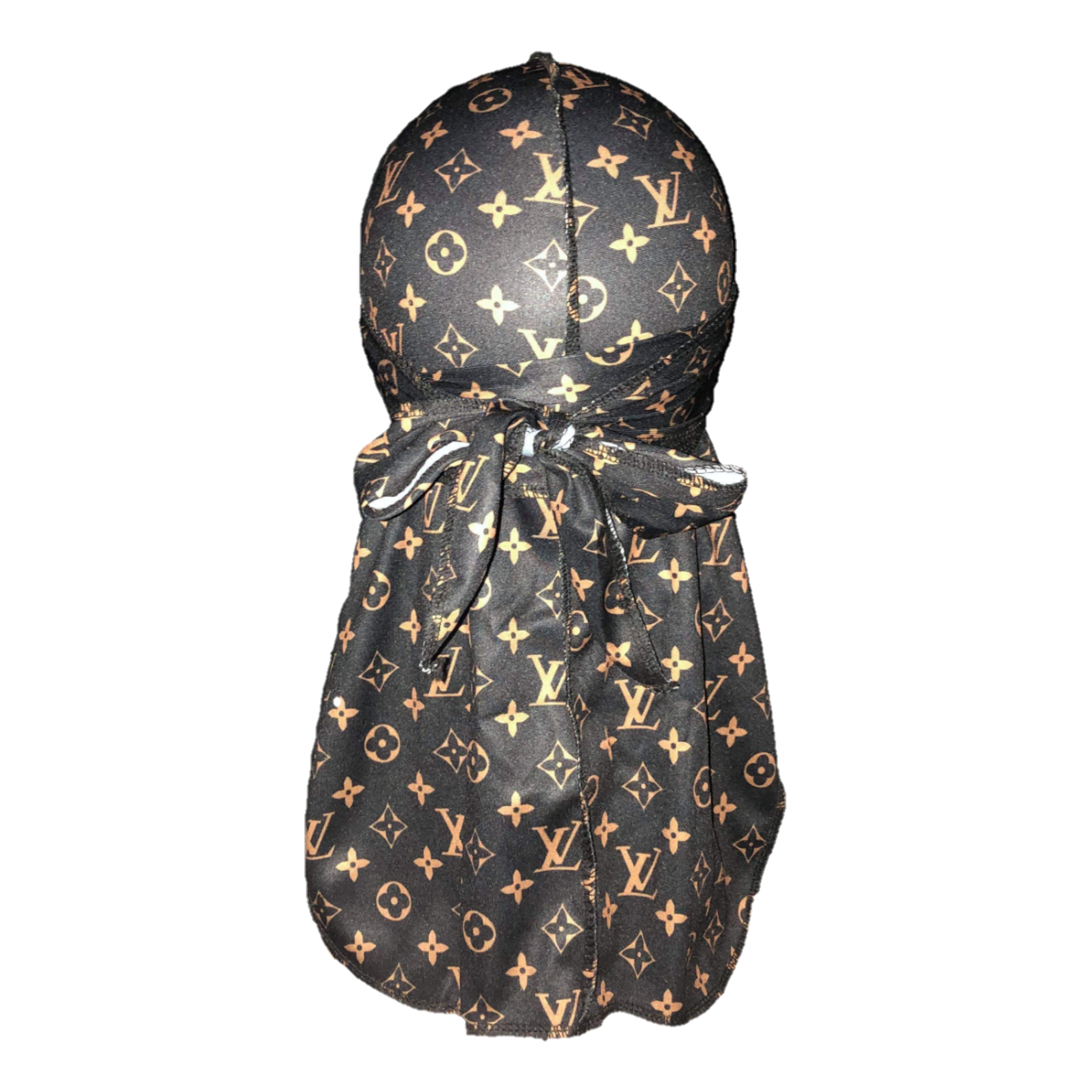 Brown LV Special Durag – Wave2Wavyy Durags