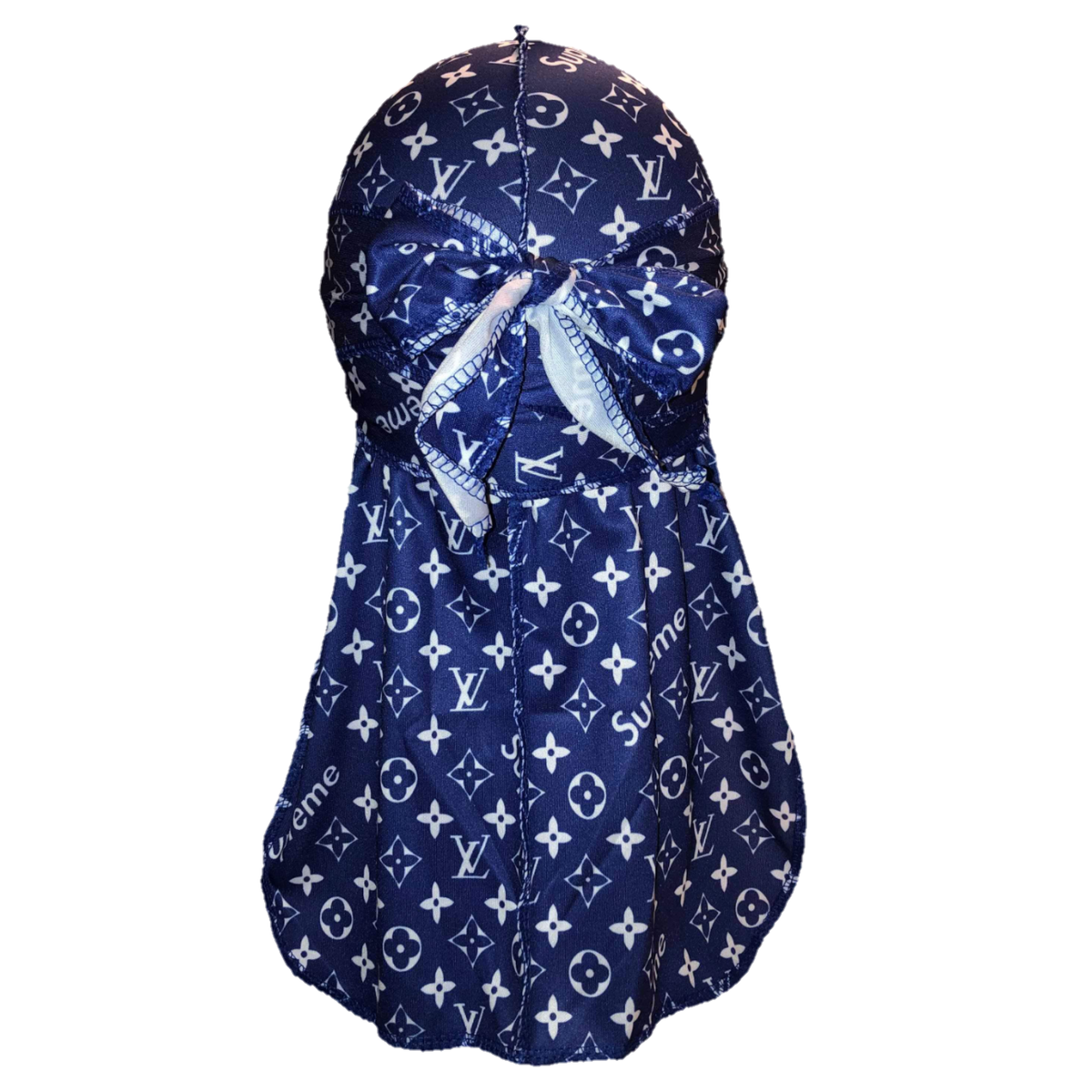 Wave Pro Durags  Silky Blue LV Supreme Bonnet – WaVePr0