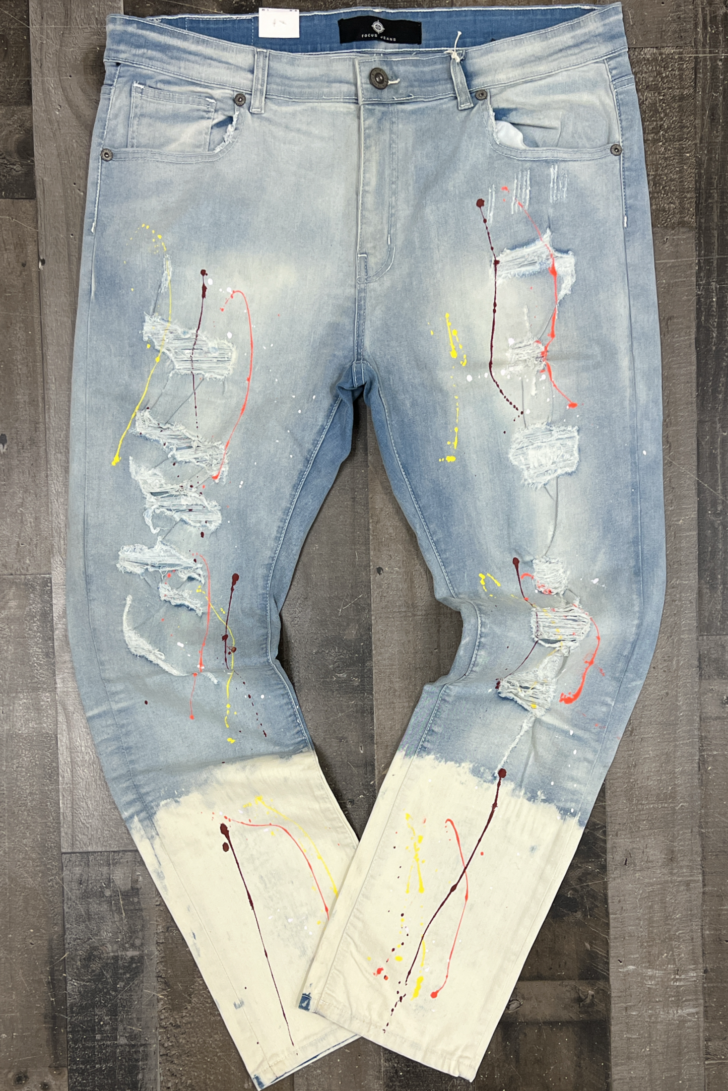 Paint Splatter Jeans – Hustle Gang