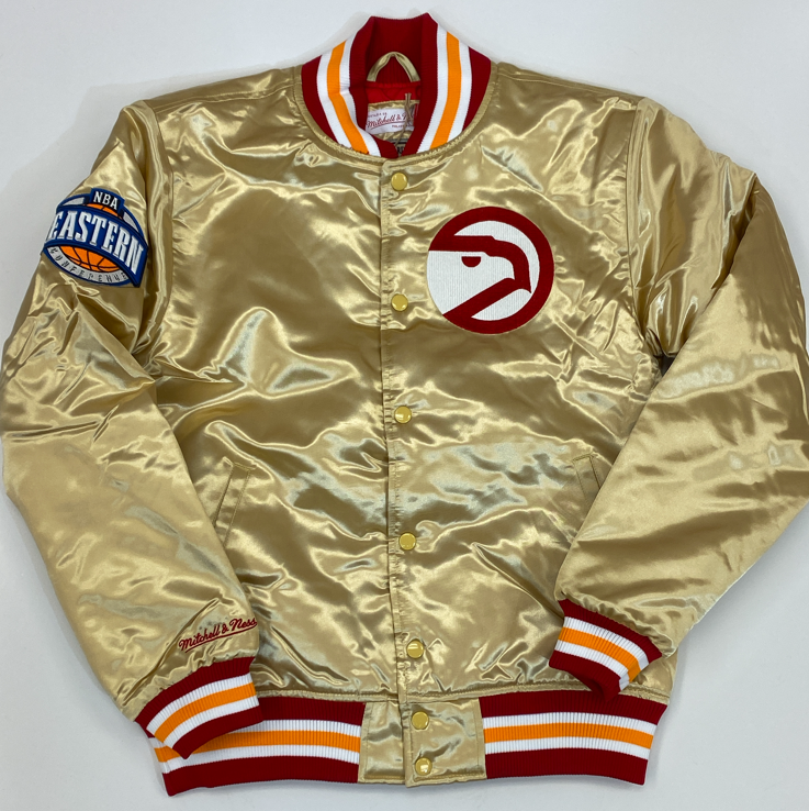 mitchell and ness gold 49ers jacket