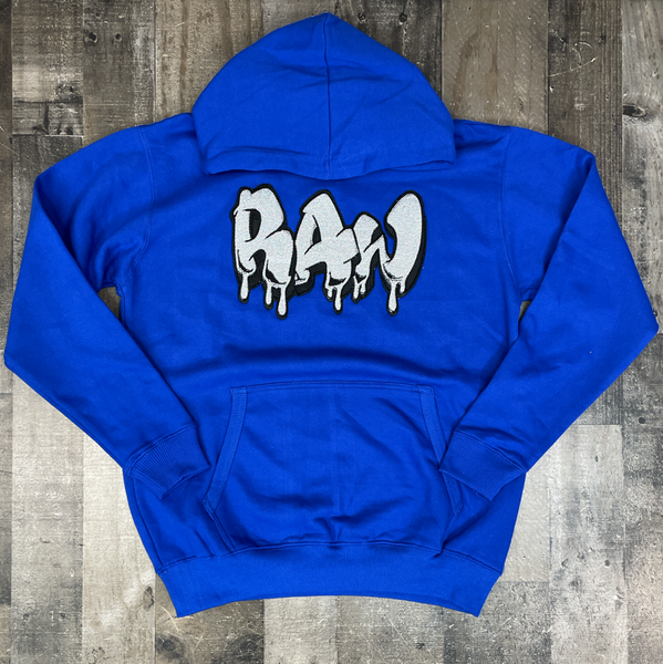 Rawyalty- raw drip silver bling hoodie – Major Key Clothing Shop