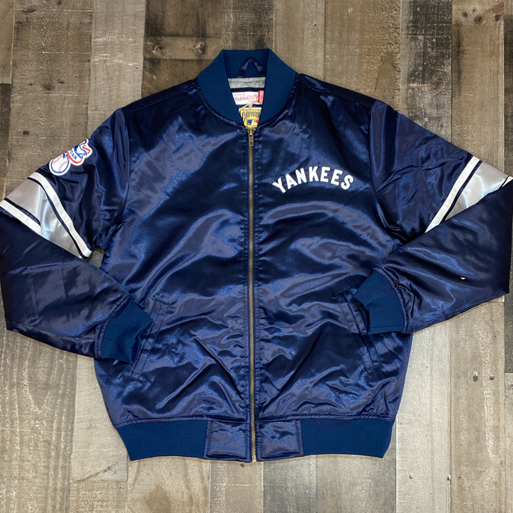 Mitchell & Ness- MLB heavyweight satin jacket New York Yankees – Major ...