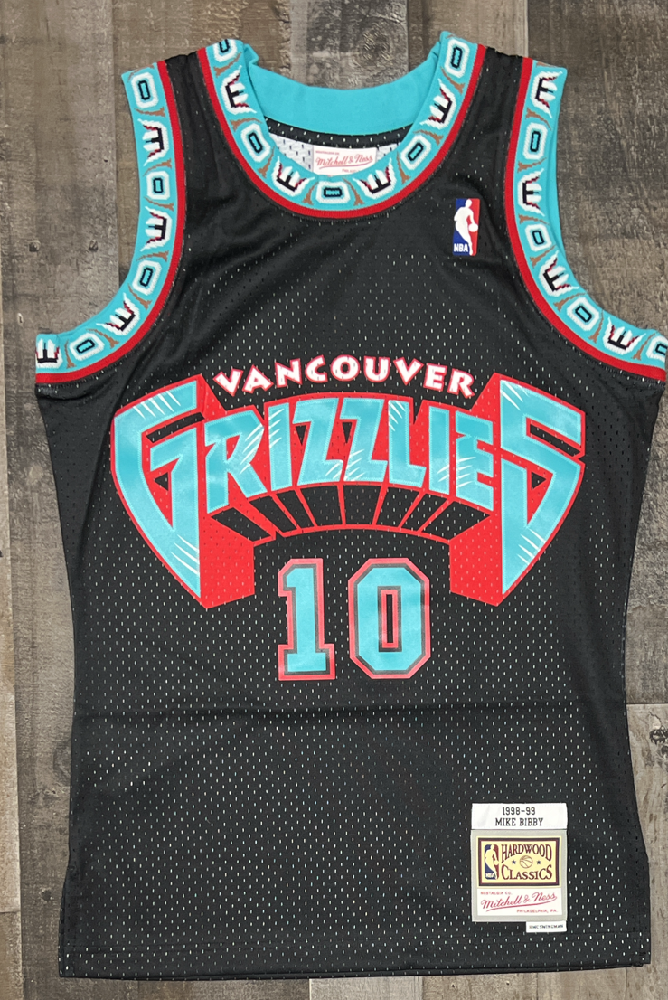 Mitchell & Ness Asian Heritage Swingman Mike Bibby Vancouver Grizzlies 1998-99 Jersey