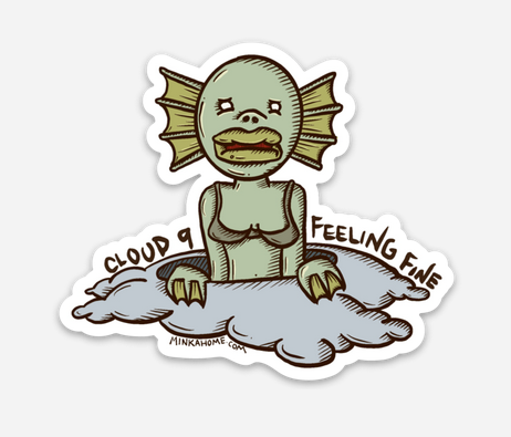 Cloud 9 Sticker
