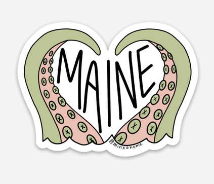 Maine Love Sticker