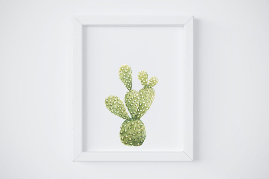 prickly pear cactus painting