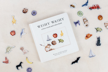 Wishy Washy: A Board Book of First Words and Colors – Paige Tate and Co.