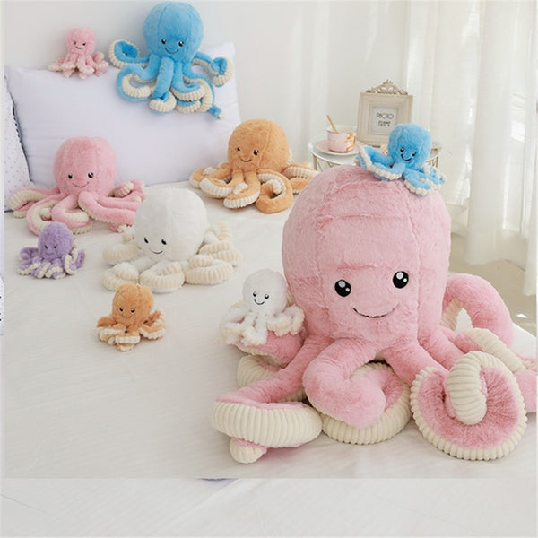 pink octopus plush