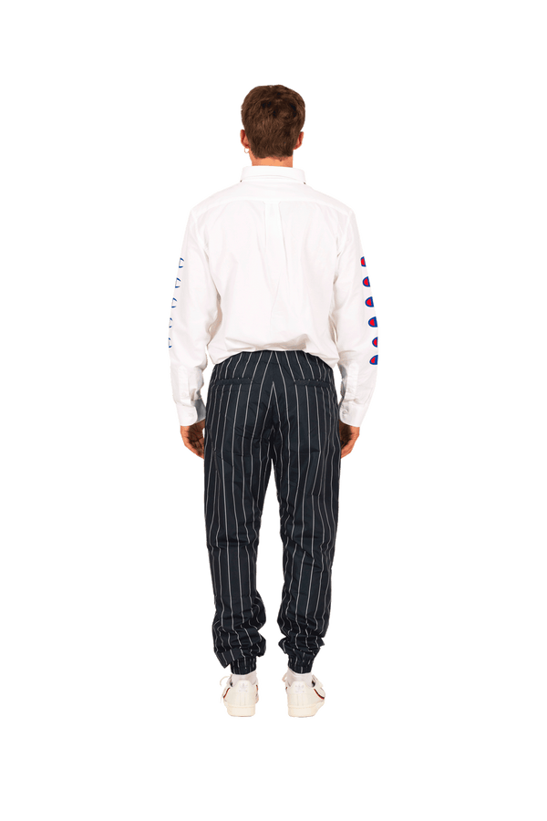 beams x champion straight hem pants