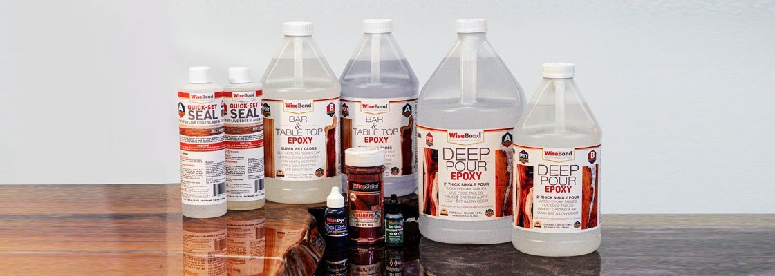 WiseBond® DEEP POUR™ Interior Gloss Clear Wood Epoxy Kit - 1.5 gal. at  Menards®