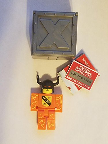 Roblox Series 1 Noob007 Action Figure Mystery Box Virtual Item - scratch off roblox toy codes