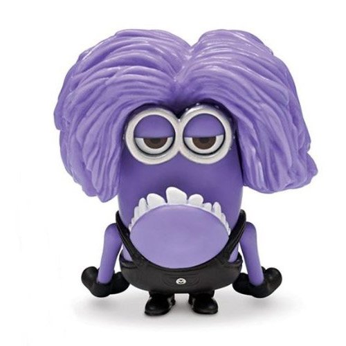 Despicable Me 2 Two Eyed Purple Minion 2 Poseable Figure