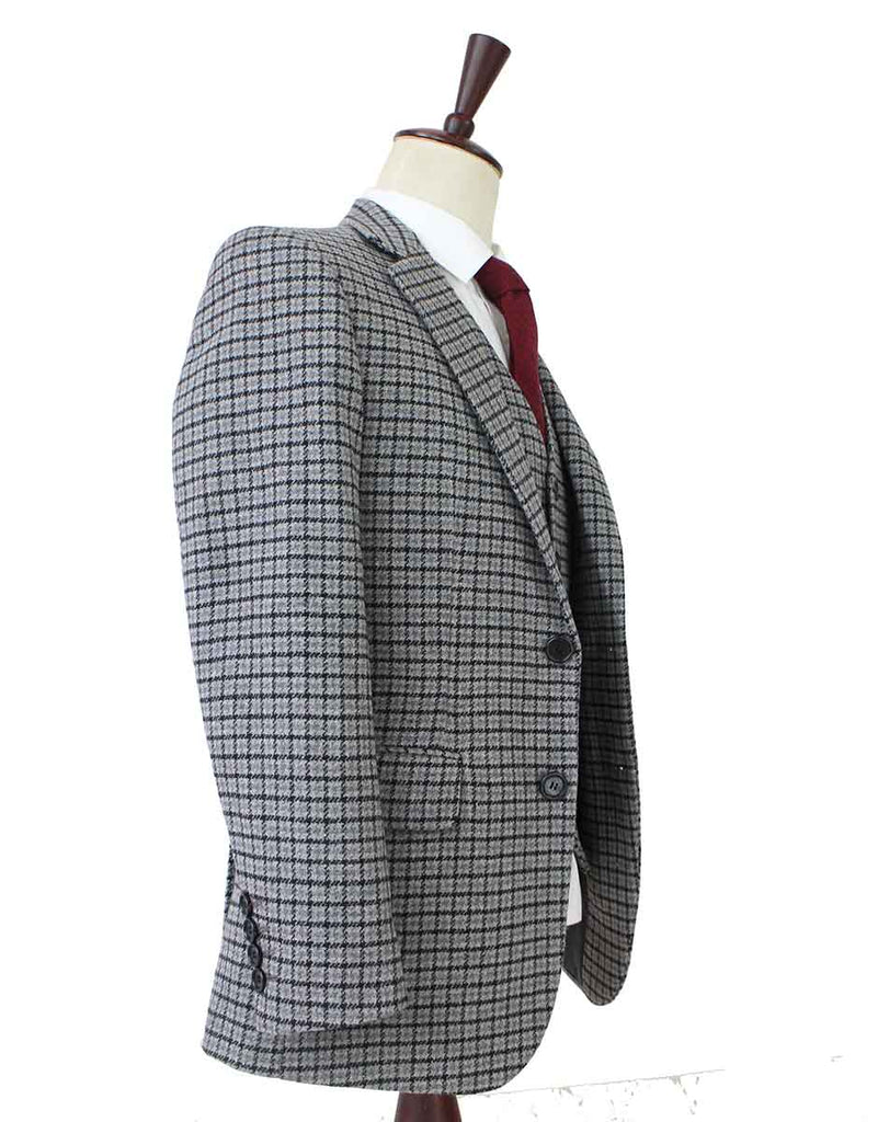 GREY HOUNDSTOOTH TWEED 3 PIECE 丨FREE SHIPPING丨BDtailormade