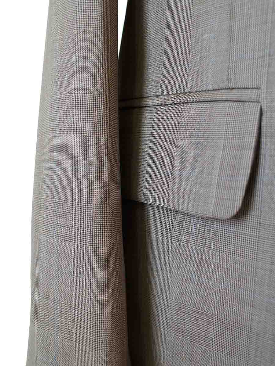 LIGHT BROWN PRINCE OF WALES CHECK SUIT