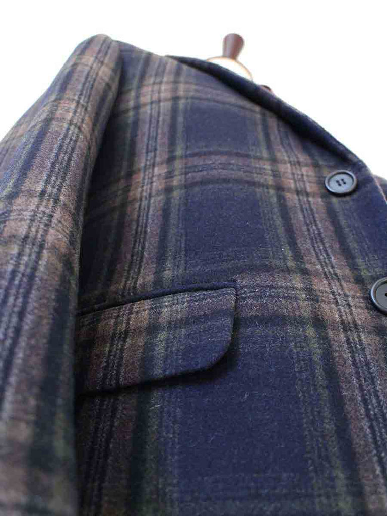 Midnight Blue Plaid Tweed 3 piece Suit | BDtailormade