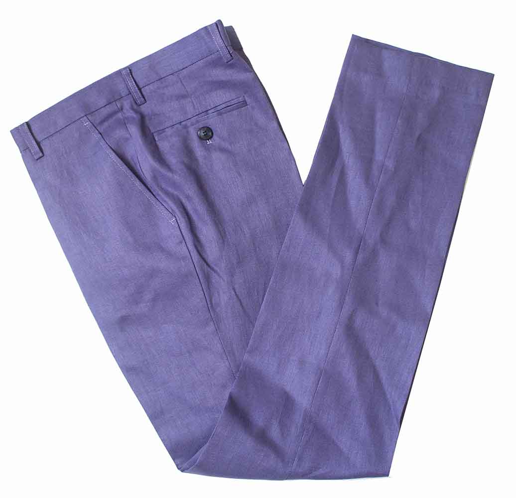 PURPLE 3 PIECE LINEN SUIT